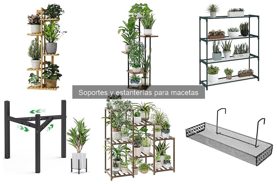 Comparativa: Soportes para macetas de madera y metal