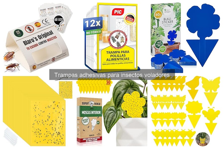 Comparativa: Trampas adhesivas vs. otros métodos de control insectos