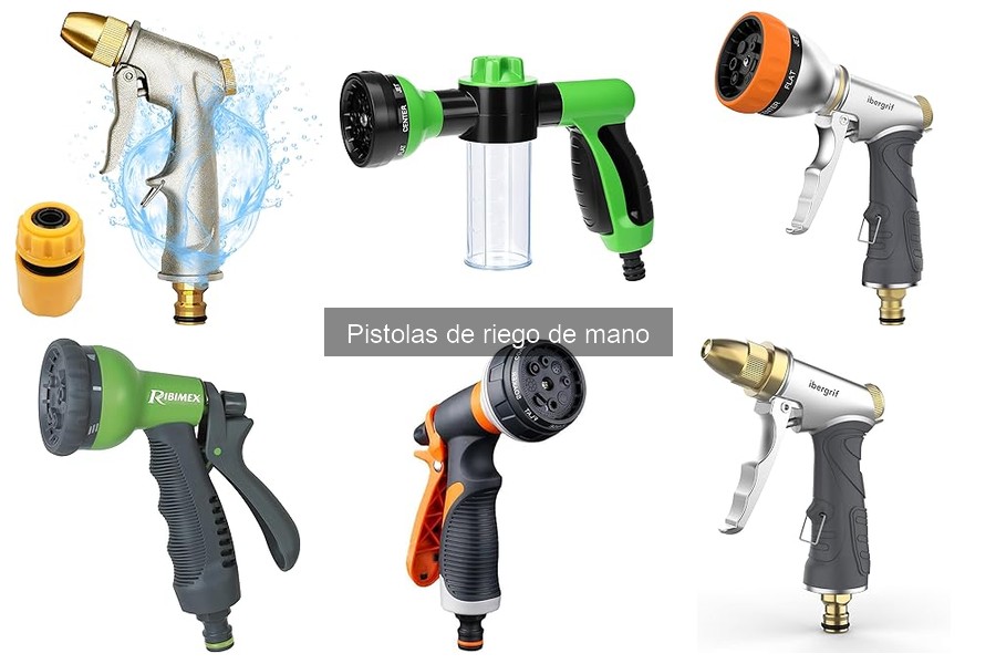 Consejos para usar pistolas de riego de mano eficazmente