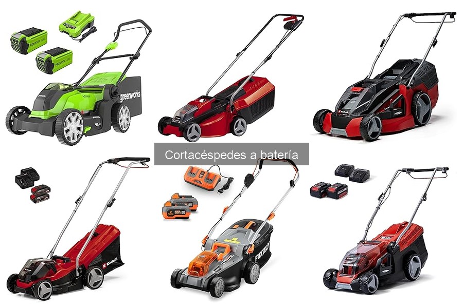 Cortacéspedes a batería ideales para mayores y movilidad reducida