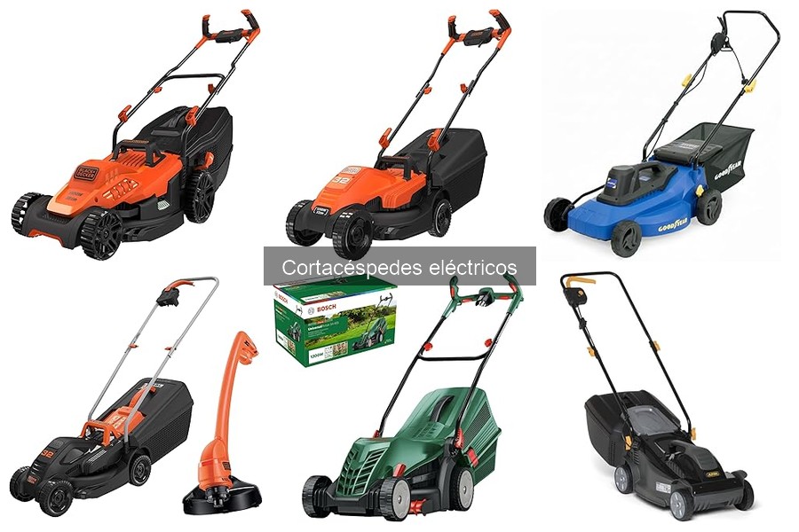 Cortacéspedes eléctricos silenciosos ideales para residencias