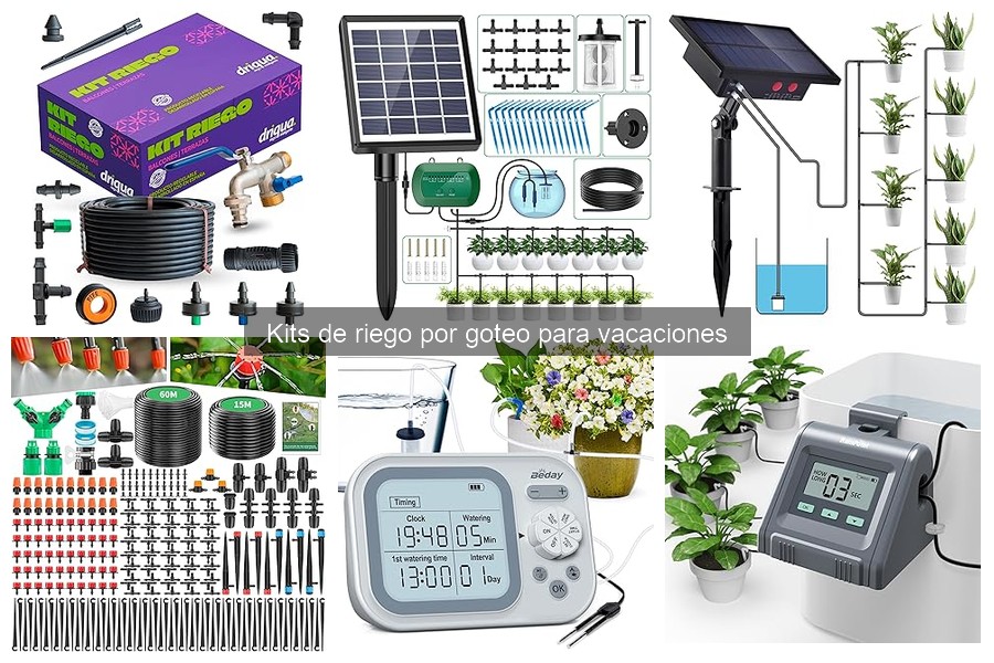 ¿Cuánto tiempo riega un kit de riego por goteo?