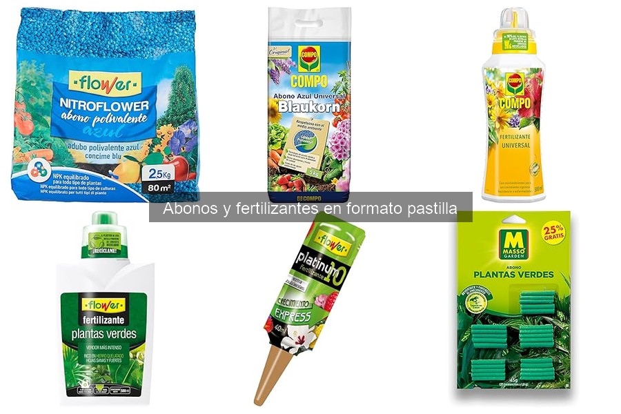 Dónde comprar abonos en pastilla en oferta fácilmente