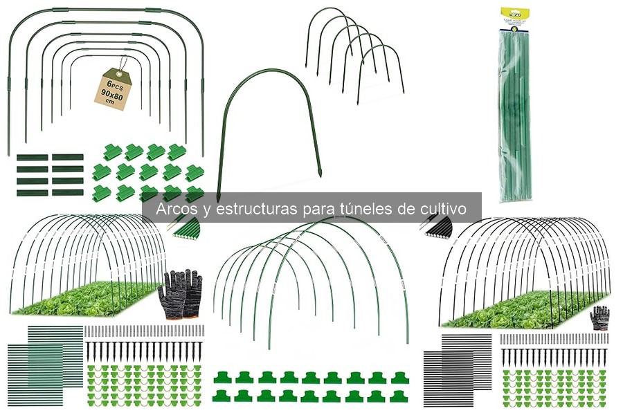 Dónde comprar arcos para túneles de cultivo: guía completa