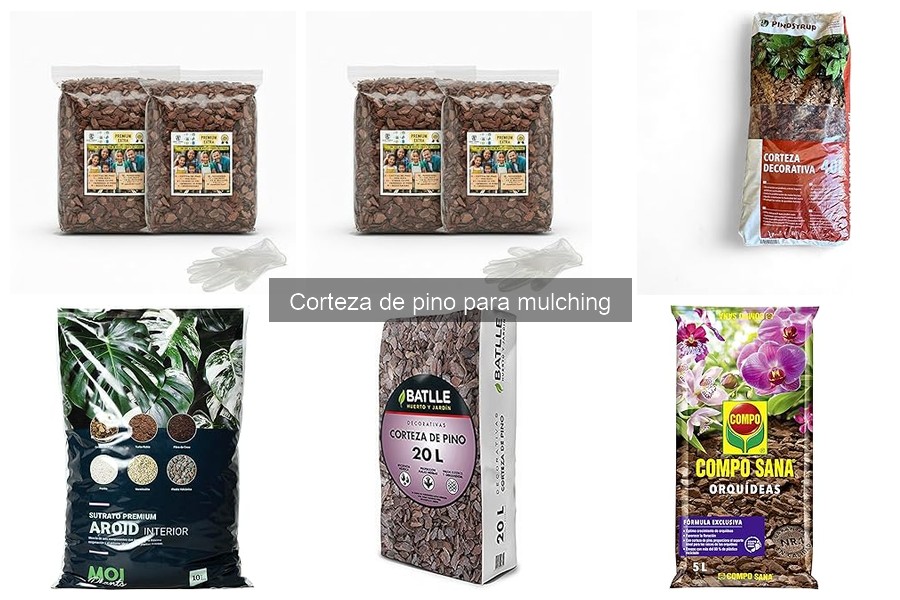 Dónde comprar corteza de pino para mulching al mejor precio