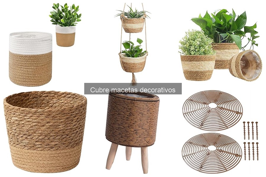 Dónde comprar cubre macetas decorativos en línea