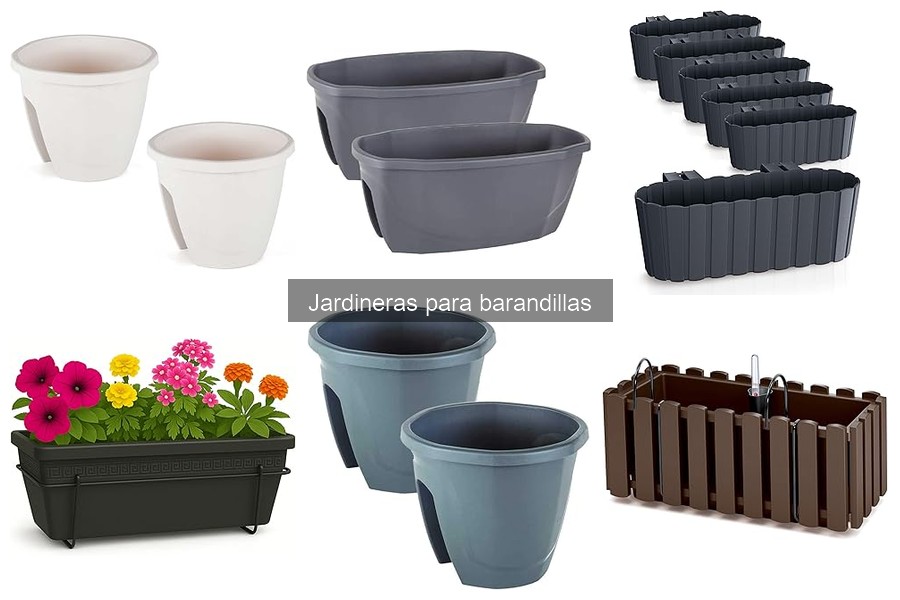 Dónde comprar jardineras para barandillas online