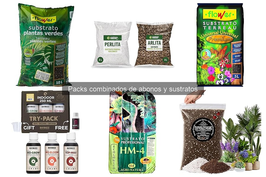 Dónde comprar packs de abonos y sustratos para plantas
