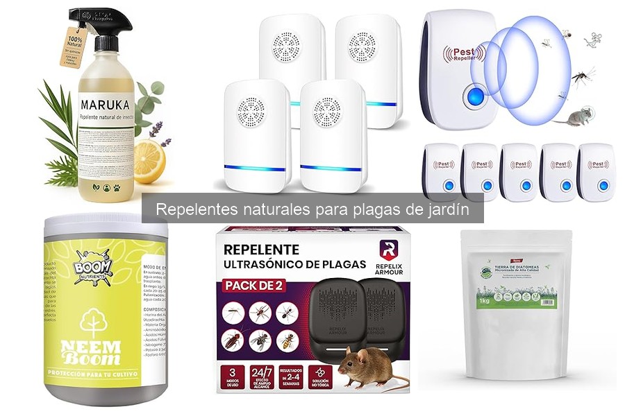 Dónde comprar repelentes naturales para plagas de jardín