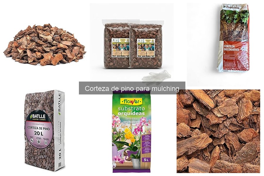 Efectos de la corteza de pino en el suelo y las plantas