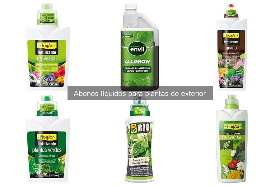 Errores comunes al usar abonos líquidos para plantas de exterior