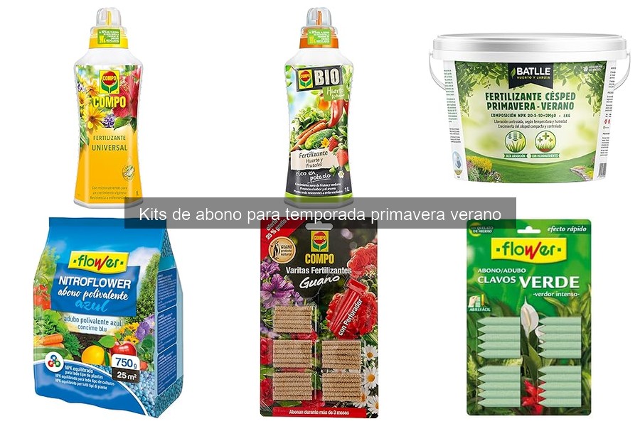 Errores comunes al usar kits de abono en primavera y verano
