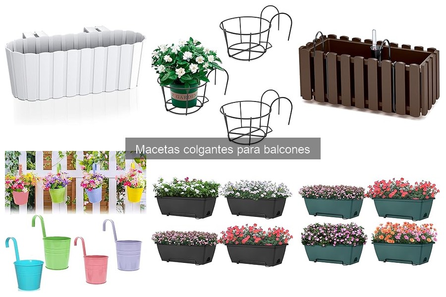 Evita caídas: Consejos para macetas colgantes en balcones