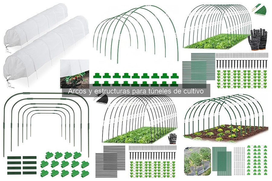 ** Guía de compra de arcos para túneles de cultivo