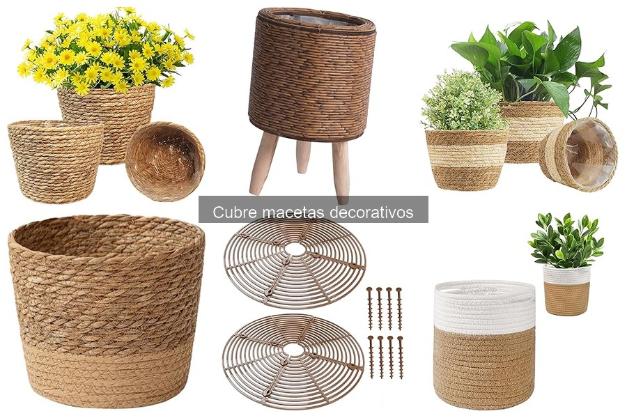 Guía de compra de cubre macetas decorativos para tu hogar