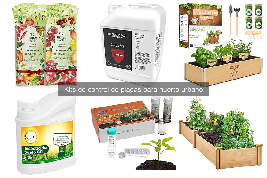 Guía de compra de kits de control de plagas para huerto urbano
