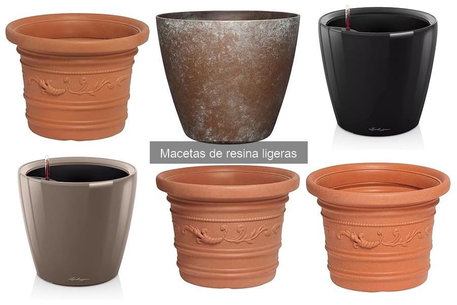 Ideas creativas para decorar el jardín con macetas de resina