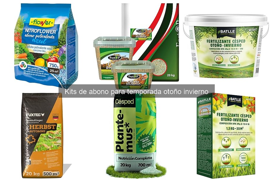 Impacto del clima frío en el uso de kits de abono en otoño