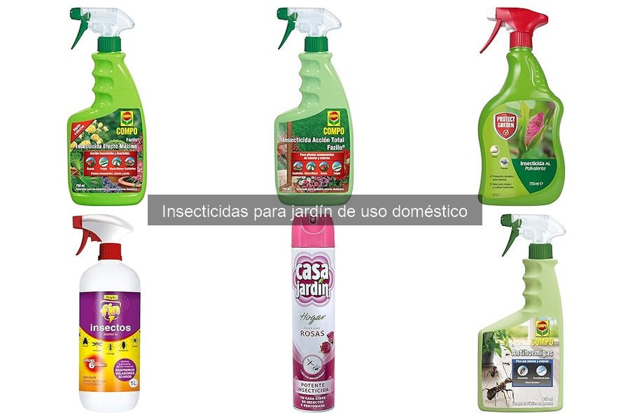 Insecticidas para jardín de uso doméstico: definición y tipos