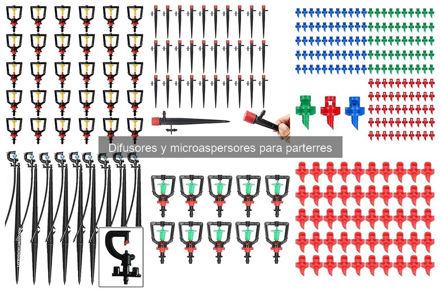 Instalación de Difusores y Microaspersores en Parterres