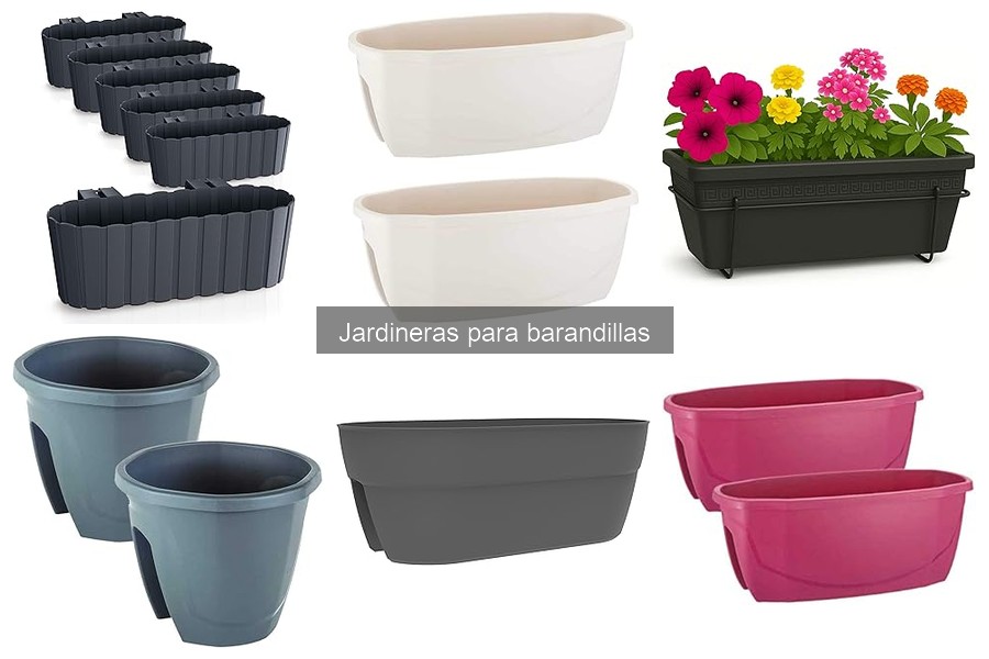 Jardineras para barandillas: opciones ideales para exteriores