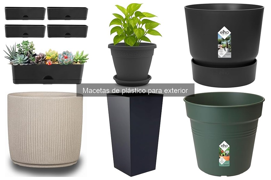 Macetas de plástico para plantas en exterior: guía y recomendaciones