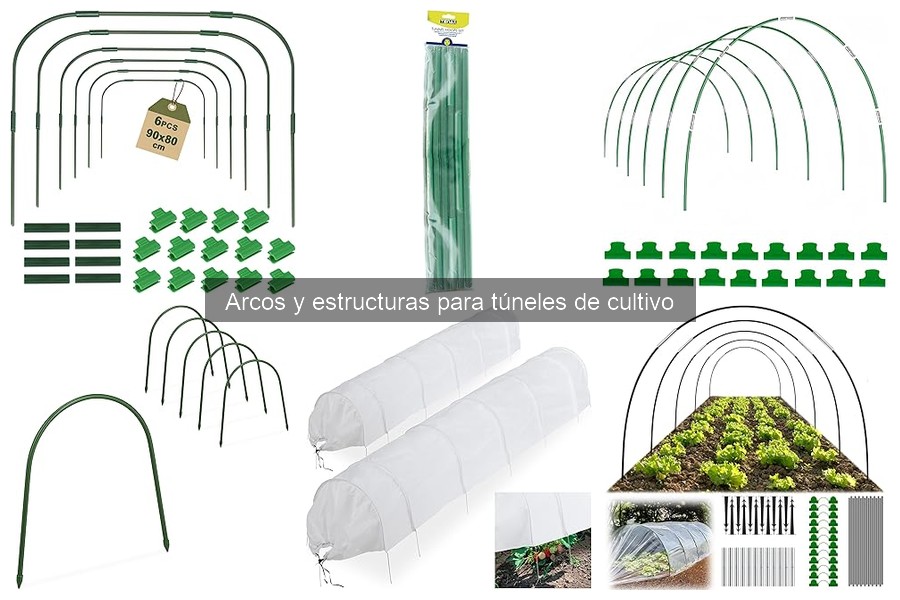 Mantenimiento de arcos y estructuras para túneles de cultivo