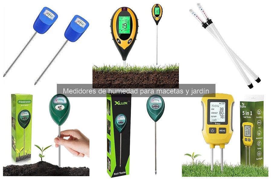Mantenimiento de medidores de humedad para plantas y jardín