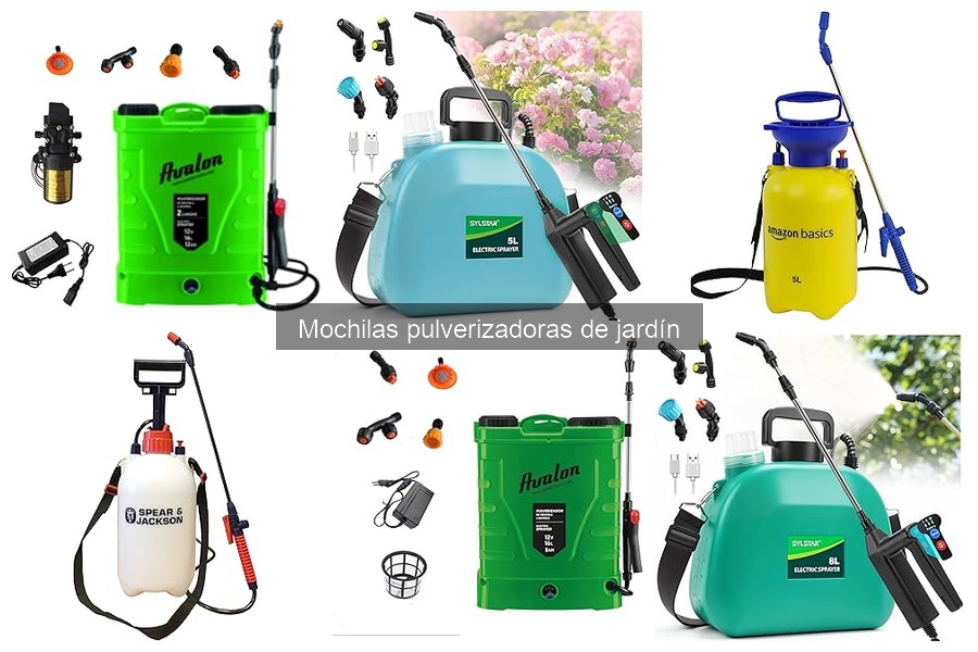 Mantenimiento de mochilas pulverizadoras de jardín