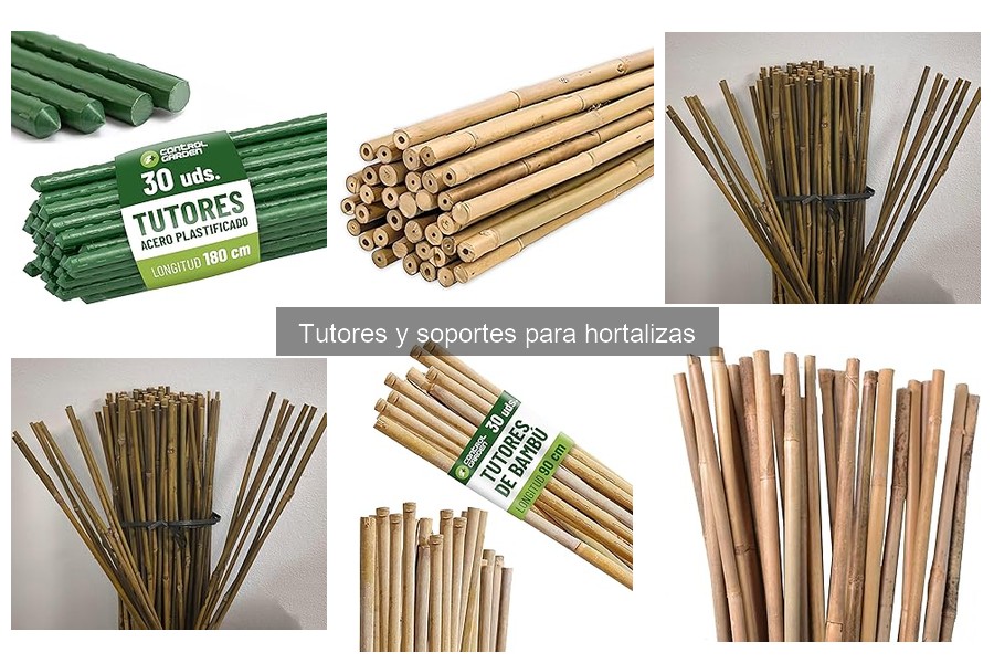 Mantenimiento de tutores para hortalizas: limpieza y almacenamiento