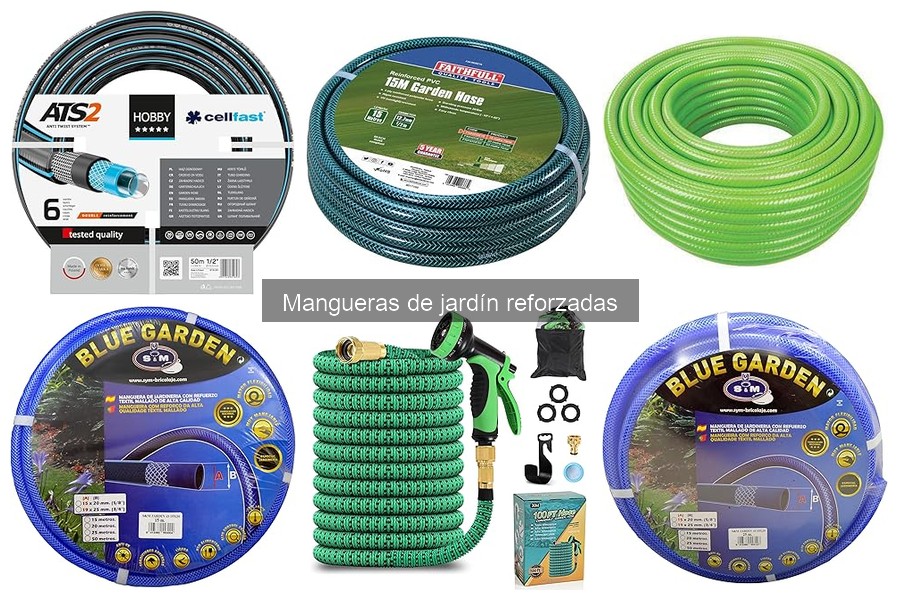 Materiales ideales para mangueras de jardín reforzadas