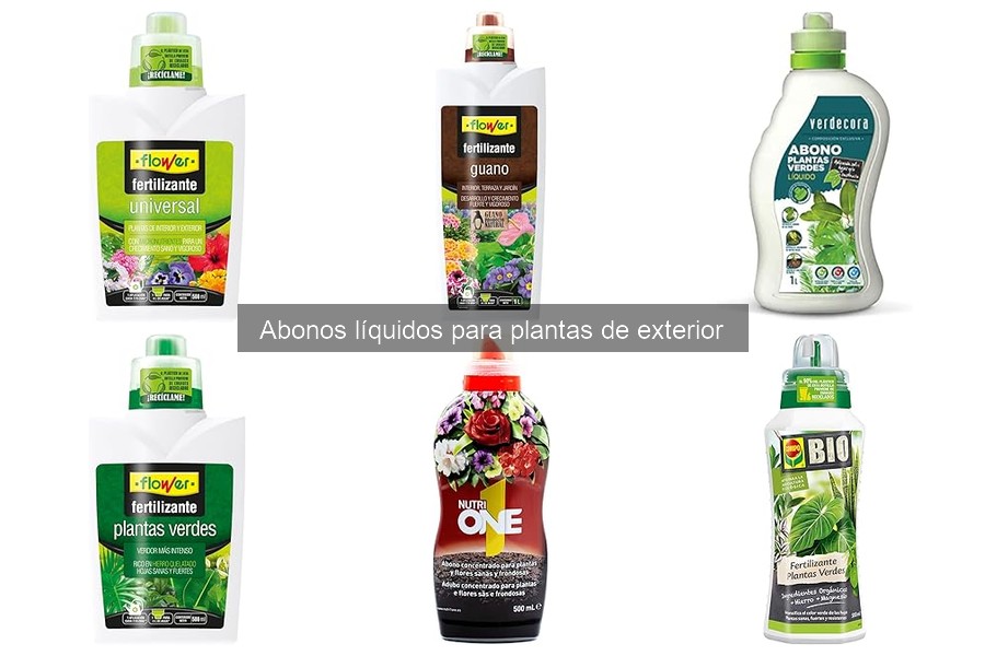 Mejores abonos líquidos para plantas de exterior 2023