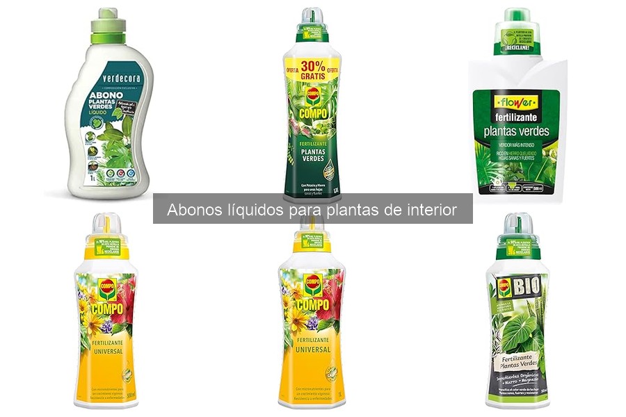 Mejores abonos líquidos para plantas de interior en 2023
