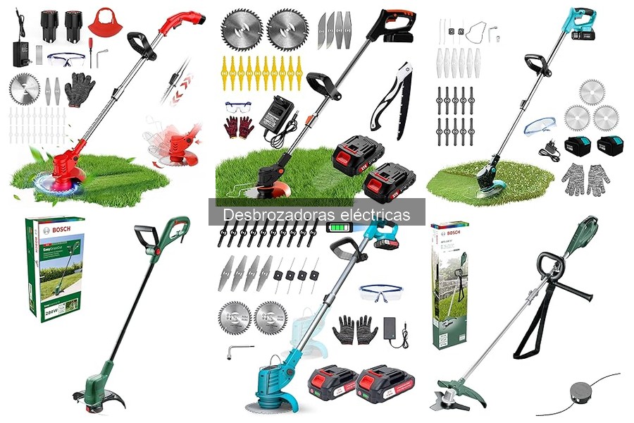 Mejores desbrozadoras eléctricas para jardines pequeños