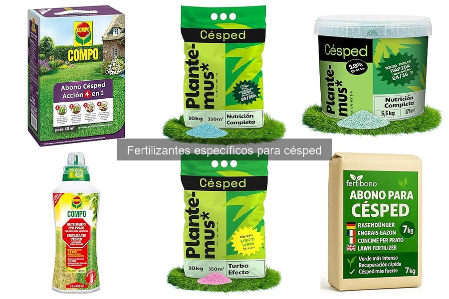 Mejores fertilizantes para césped en primavera: comparativa