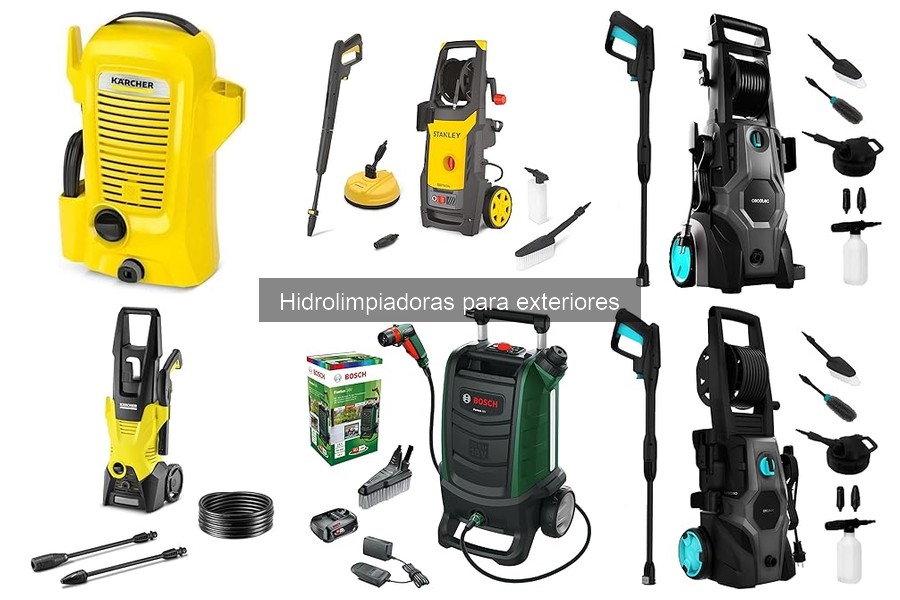 Mejores hidrolimpiadoras domésticas: comparación 2023