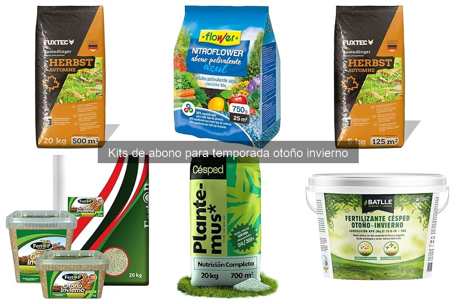 Mejores kits de abono para otoño e invierno en 2023