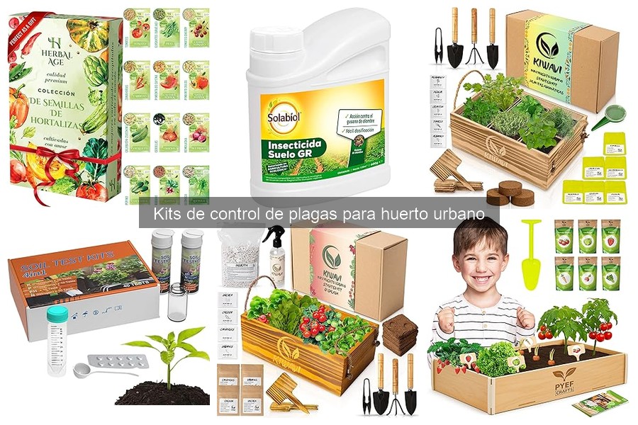 Mejores kits de control de plagas para huertos urbanos