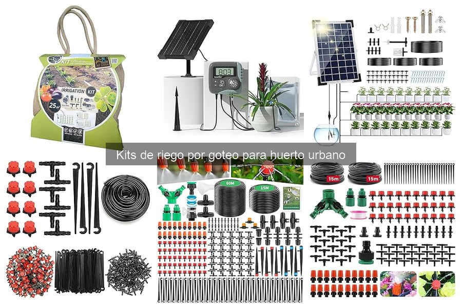 Mejores kits de riego por goteo para huertos pequeños