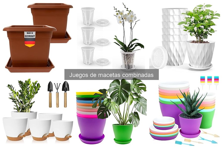 Mejores lugares para comprar juegos de macetas combinadas