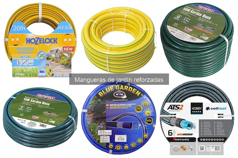 Mejores mangueras de jardín reforzadas para el hogar