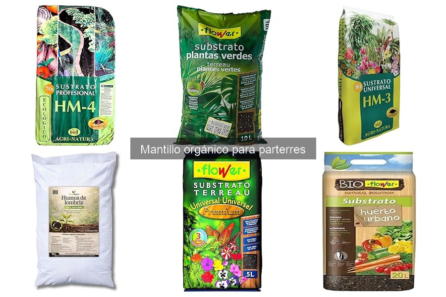 Mejores mantillos orgánicos para plantas de flores