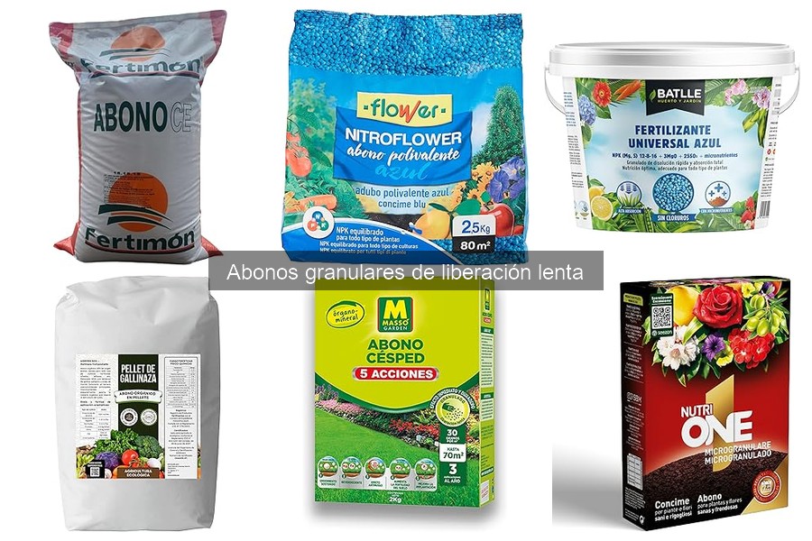 Mejores marcas de abonos granulares de liberación lenta