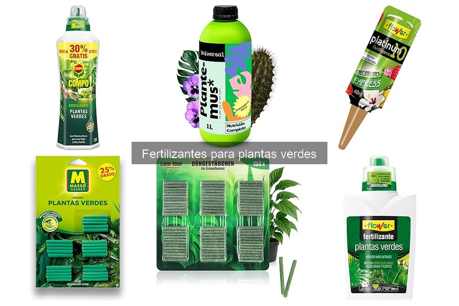 Mejores marcas de fertilizantes para plantas verdes en 2023
