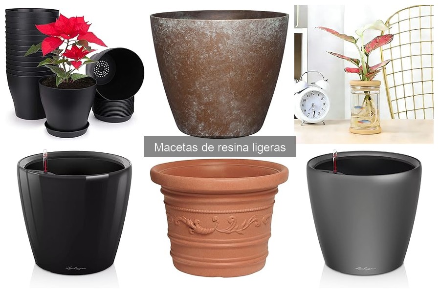 Mejores marcas de macetas de resina ligeras en 2023