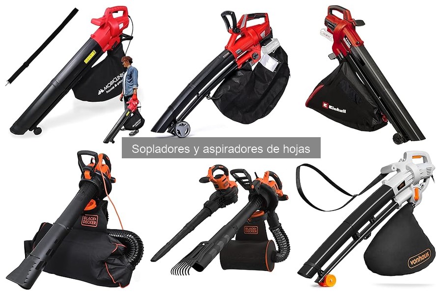 Mejores marcas de sopladores y aspiradores de hojas para jardín
