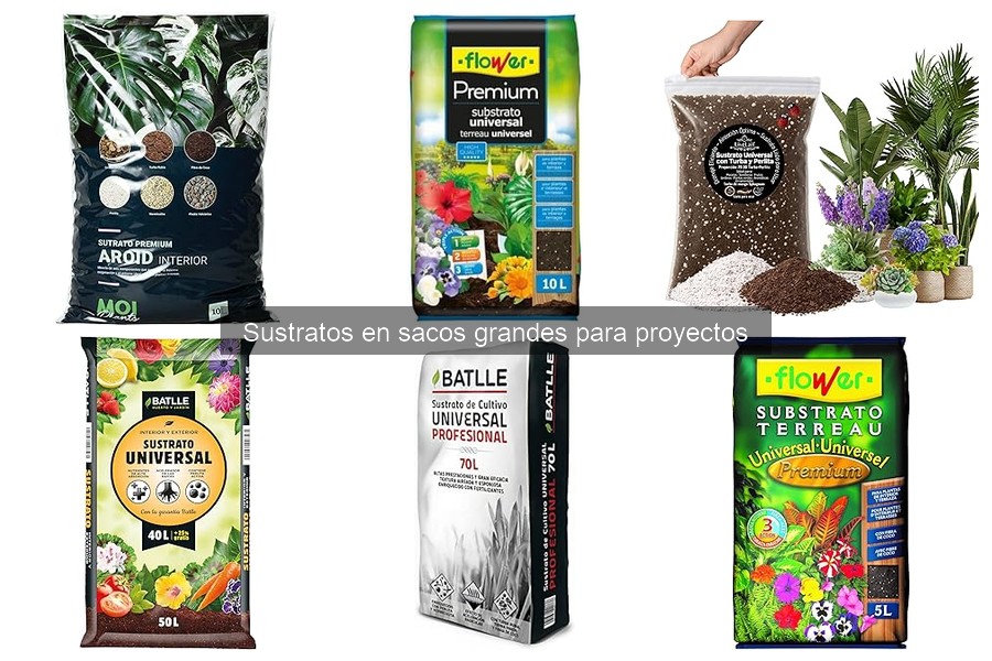 Mejores marcas de sustratos en sacos grandes para jardinería