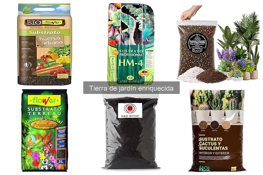 Mejores marcas de tierra de jardín enriquecida comparativa