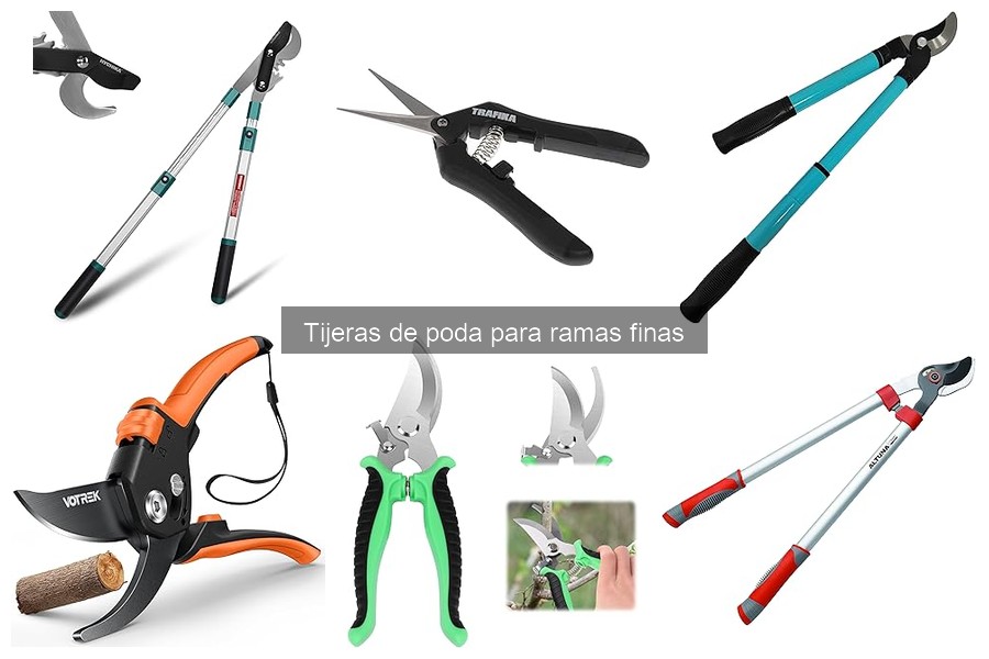 Mejores marcas de tijeras de poda para ramas finas