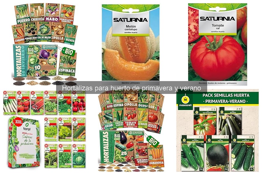 Mejores ofertas en semillas de hortalizas primavera-verano